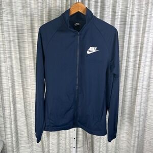 Nike Men's Navy Blue Full Zip Track Jacket Sportswear‎ Size M CD9239 451 VTG Y2K